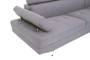 Hanover Grey Linen Corner Sofa