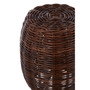 Maka Natural Brown Rattan Stool