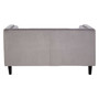 Felisa 2 Seat Grey Velvet Sofa