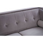 Felisa 2 Seat Grey Velvet Sofa