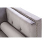 Felisa 3 Seat Grey Velvet Sofa