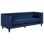 Felisa 3 Seat Midnight Velvet Sofa