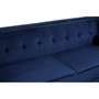 Felisa 3 Seat Midnight Velvet Sofa