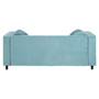 Farah 3 Seat Midnight Green Velvet Sofa