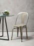 Grange Champagne Finish Metal Chair