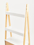 Rostok White Ladder Style Shelf Unit