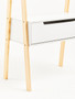 Rostok White Ladder Style Shelf Unit