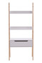 Rostok White Ladder Style Shelf Unit