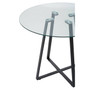 Metropolitan Round Glass Dining Table