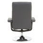 Denton Grey Leather Effect Recliner