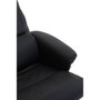 Denton Black Leather Reclining Chair