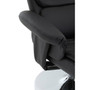 Denton Black Leather Reclining Chair