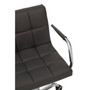 Grey Home Office Chair with Swivel Base
