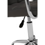 Grey Home Office Chair with Swivel Base