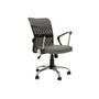 Grey Home Office Chair with Chrome Arms Grey Home Office Chair with Chrome Arms