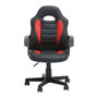 Black and Red PU Home Office Chair