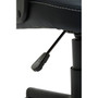 Black and Red PU Home Office Chair