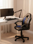 Flynn Black And Blue Home Office or Gaming Chair