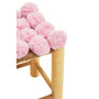 West Village Pink Pom Pom Stool