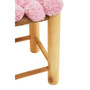 West Village Pink Pom Pom Stool