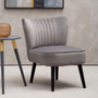 Regents Park Grey Velvet Chair