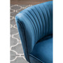Regents Park Blue Velvet Chair