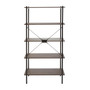 Bradbury Five Tier Dark Oak Shelf Unit Bradbury Five Tier Dark Oak Shelf Unit