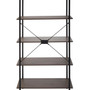 Bradbury Five Tier Dark Oak Shelf Unit Bradbury Five Tier Dark Oak Shelf Unit