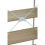 Bradbury Five Tier Natural Oak Shelf Unit Bradbury Five Tier Natural Oak Shelf Unit