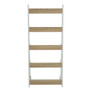 Bradbury Five Tier Natural Oak Shelf Unit Bradbury Five Tier Natural Oak Shelf Unit