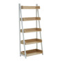 Bradbury Five Tier Natural Oak Shelf Unit Bradbury Five Tier Natural Oak Shelf Unit