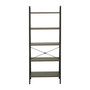 Bradbury Five Tier Dark Oak Veneer Ladder Shelf Unit