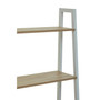 Bradbury Five Tier Natural Oak Veneer Ladder Shelf Unit Bradbury Five Tier Natural Oak Veneer Ladder Shelf Unit