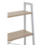 Bradbury Four Tier Natural Oak Veneer Ladder Shelf Unit Bradbury Four Tier Natural Oak Veneer Ladder Shelf Unit