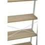 Bradbury Four Tier Natural Oak Veneer Ladder Shelf Unit Bradbury Four Tier Natural Oak Veneer Ladder Shelf Unit