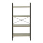 Bradbury Four Tier Grey Oak Veneer Ladder Shelf Unit