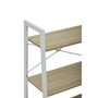 Bradbury Three Tier Natural Oak Veneer Ladder Shelf Unit
