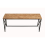 Kickford Coffee Table  with Black Iron Frame