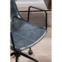 Branson Grey Leather Chair