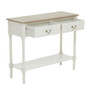Heritage 2 Drawer Ivory Console Table