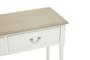Heritage 2 Drawers White Rectangular Console Table
