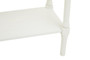 Heritage 2 Drawers White Rectangular Console Table