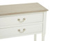 Heritage 4 Drawer White Console Table