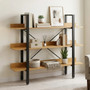 Laxton 3 Tier Light Oak Effect Shelving Unit