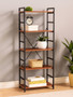 Laxton 5 Tier Red Pomelo Shelf Unit