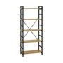 Laxton 5 Tier Light Yellow Shelf Unit