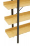 Laxton 5 Tier Light Oak Effect Shelving Unit