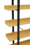 Laxton 5 Tier Light Oak Effect Shelving Unit
