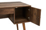 Frida Wood Veneer Desk with Storage