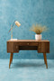 Frida Wood Veneer Desk with Storage
